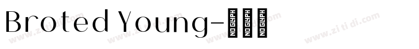 Broted Young字体转换